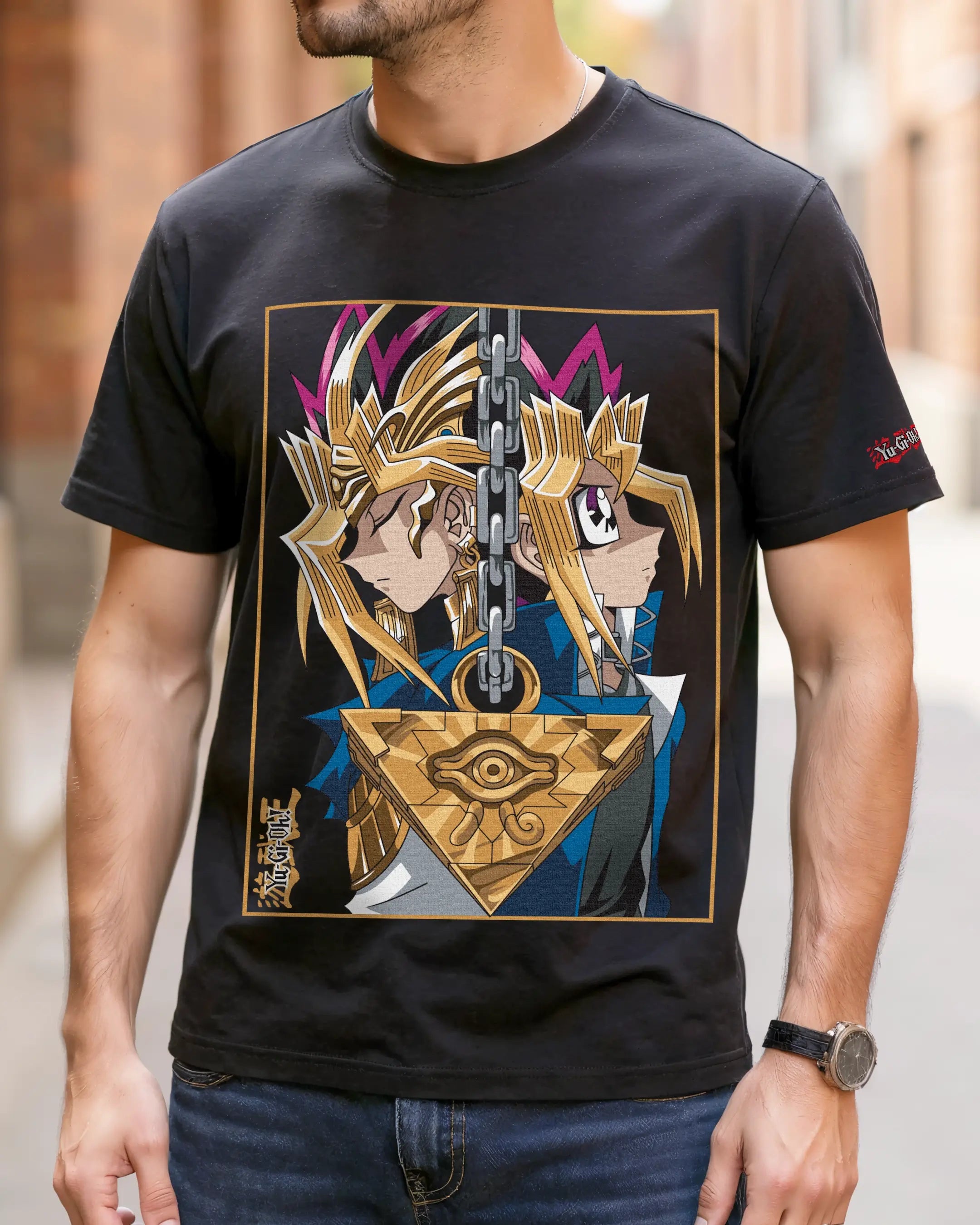 Playera Yu-Gi-Oh – Faraón & Yugi con Ojo del Milenio