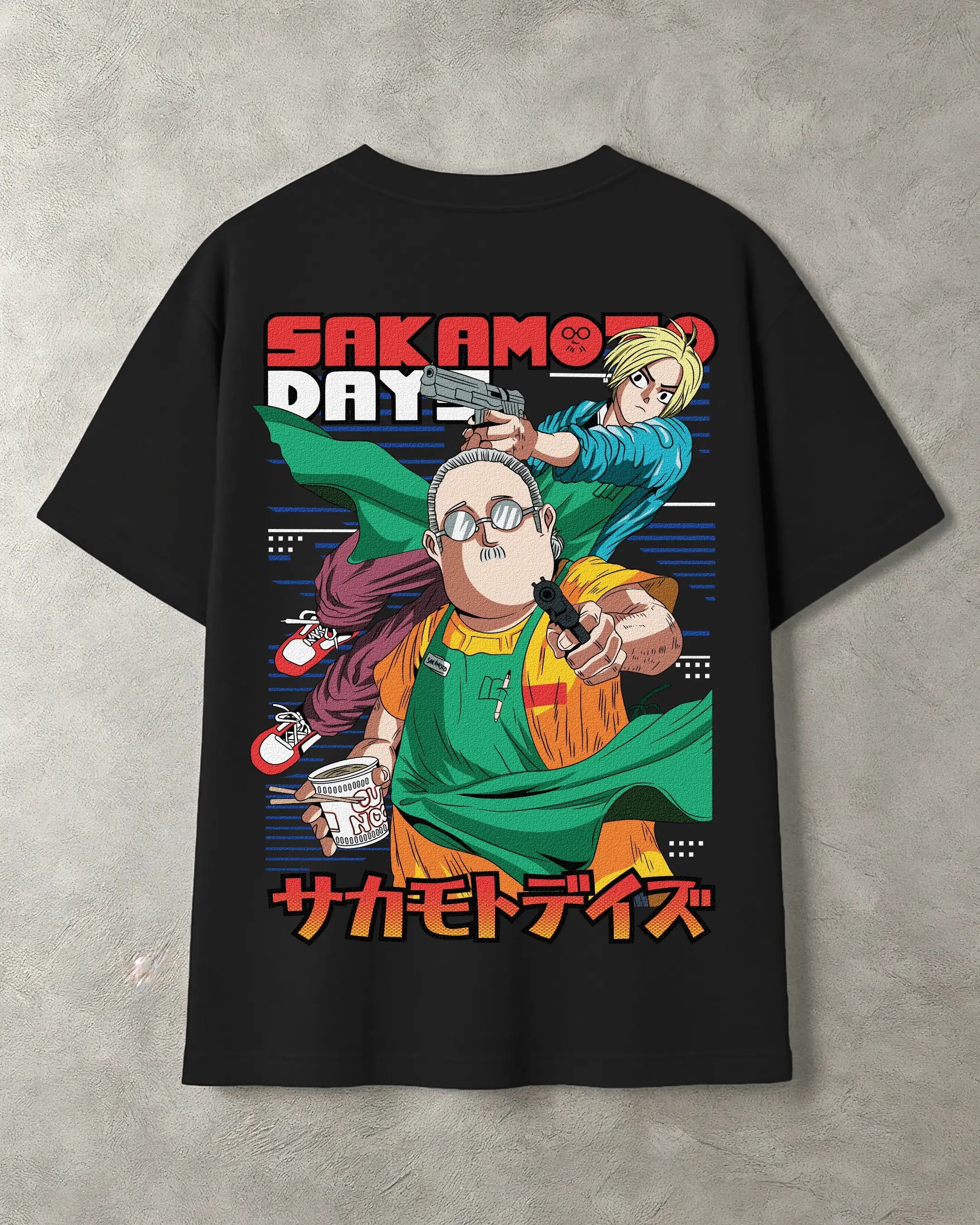 Playera Sakamoto Days – Instinto Letal