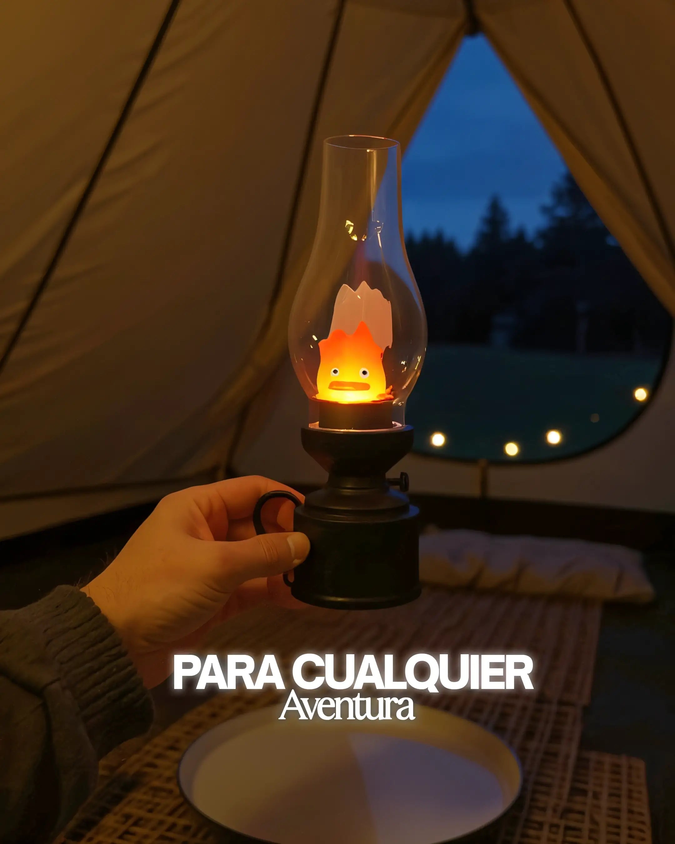 Lámpara Calcifer - El Castillo Ambulante