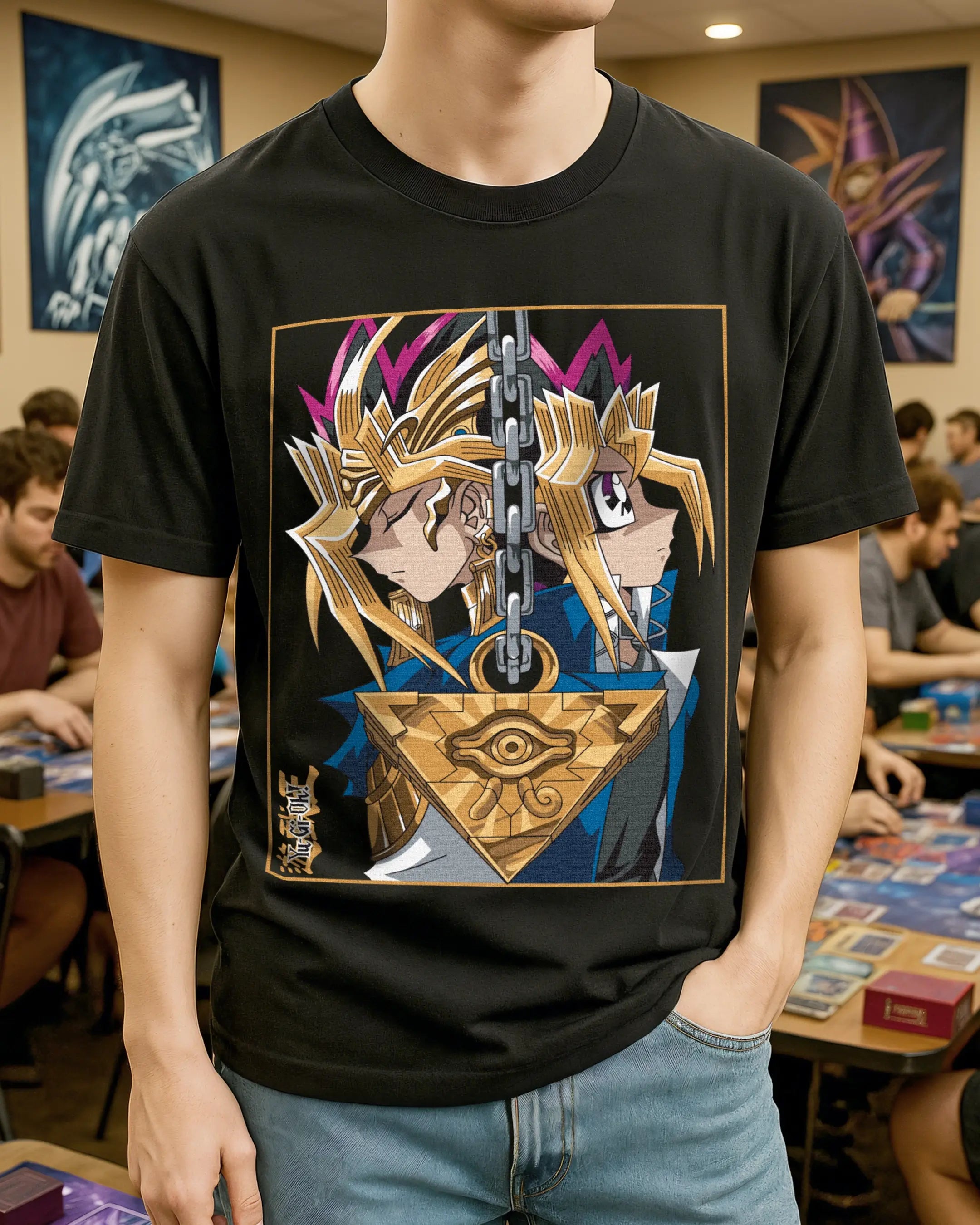 Playera Yu-Gi-Oh – Faraón & Yugi con Ojo del Milenio