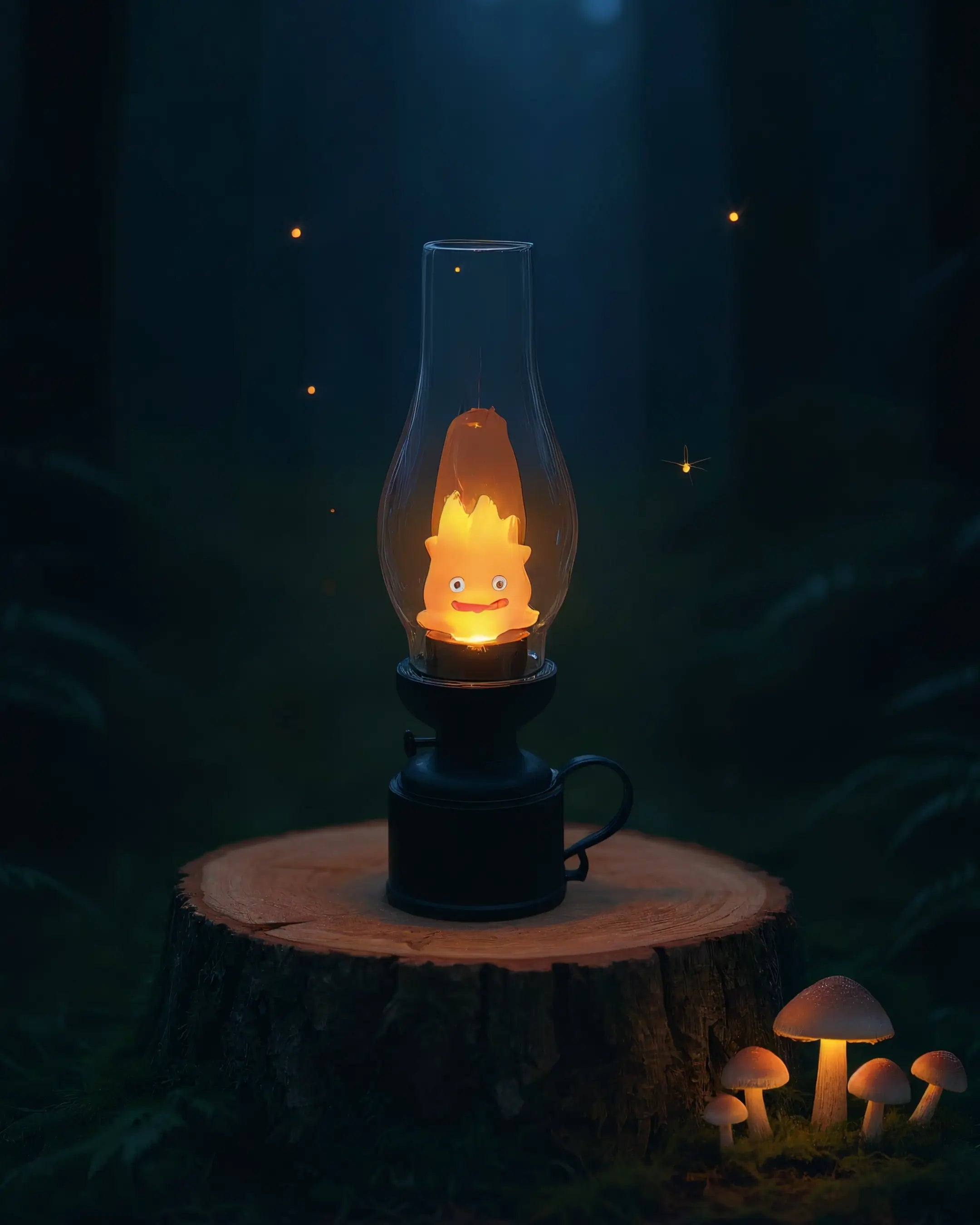 Lámpara Calcifer - El Castillo Ambulante