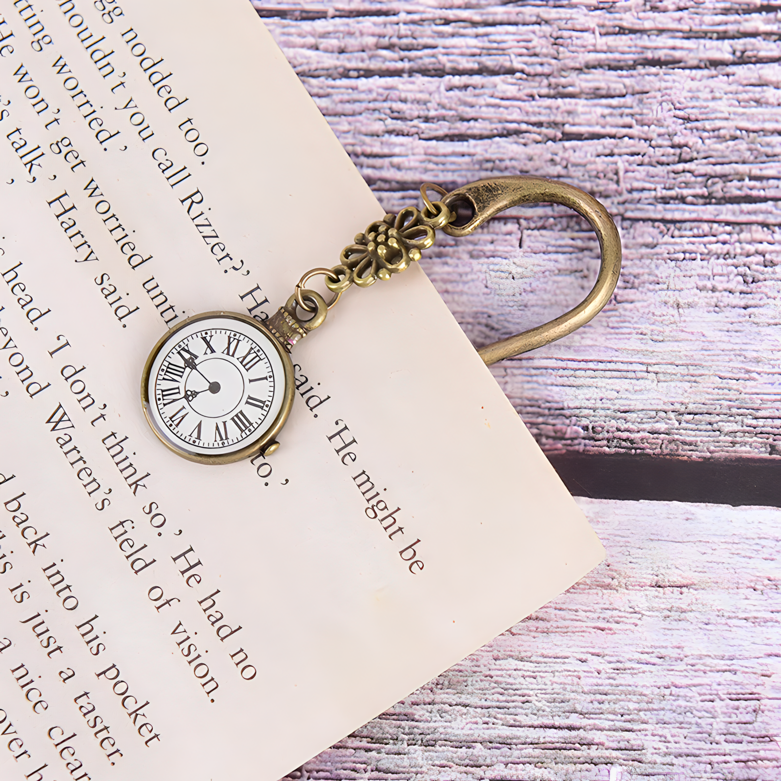 Separador de Libros Reloj de Hogwarts