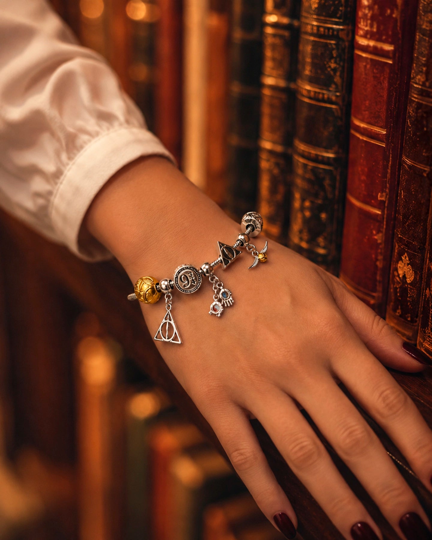 Pulsera Snitch y Reliquias – Harry Potter