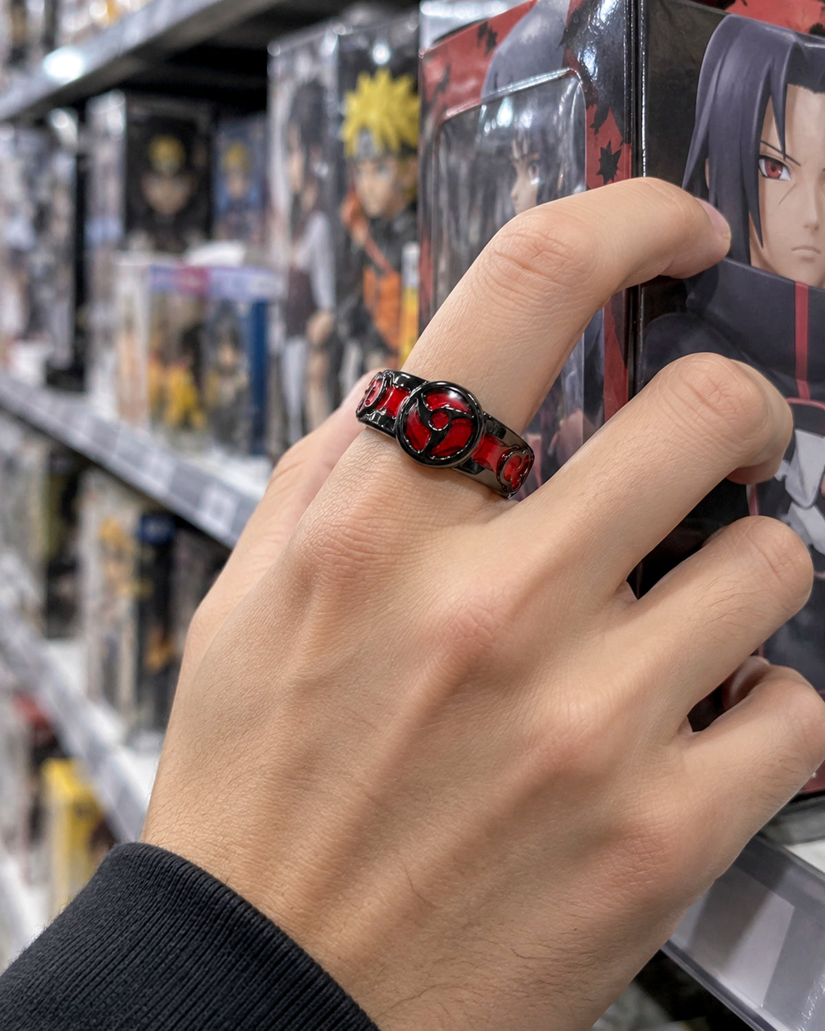 Anillo Itachi Sharingan Ajustable