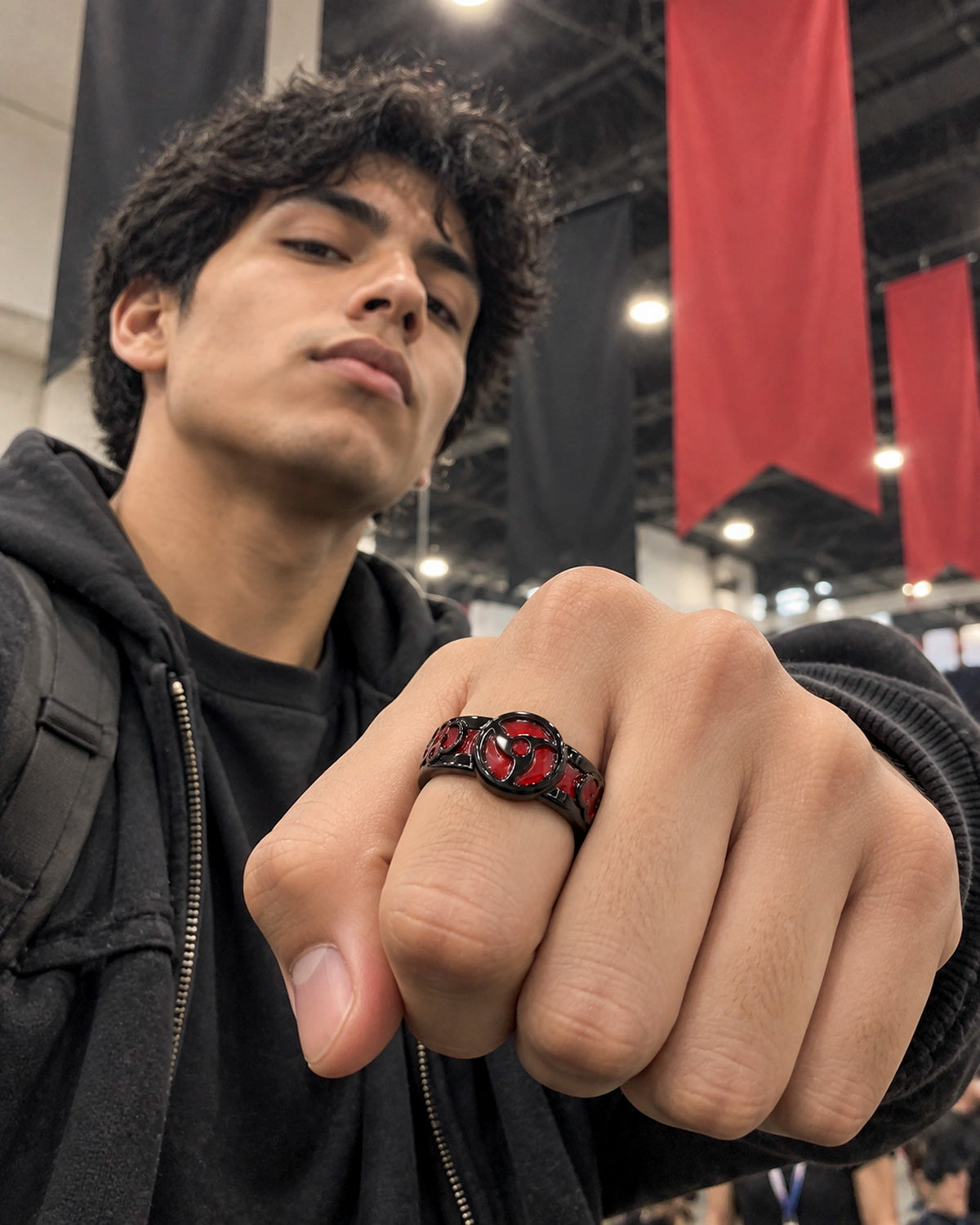 Anillo Itachi Sharingan Ajustable