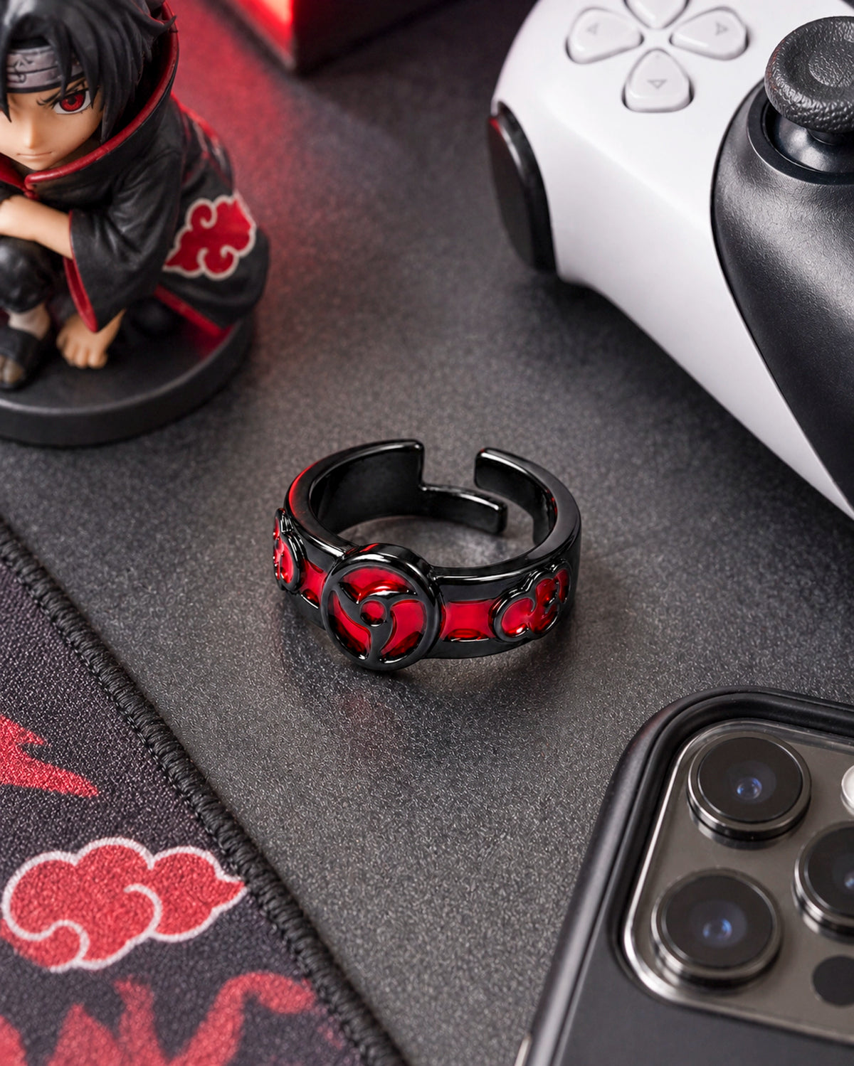 Anillo Itachi Sharingan Ajustable