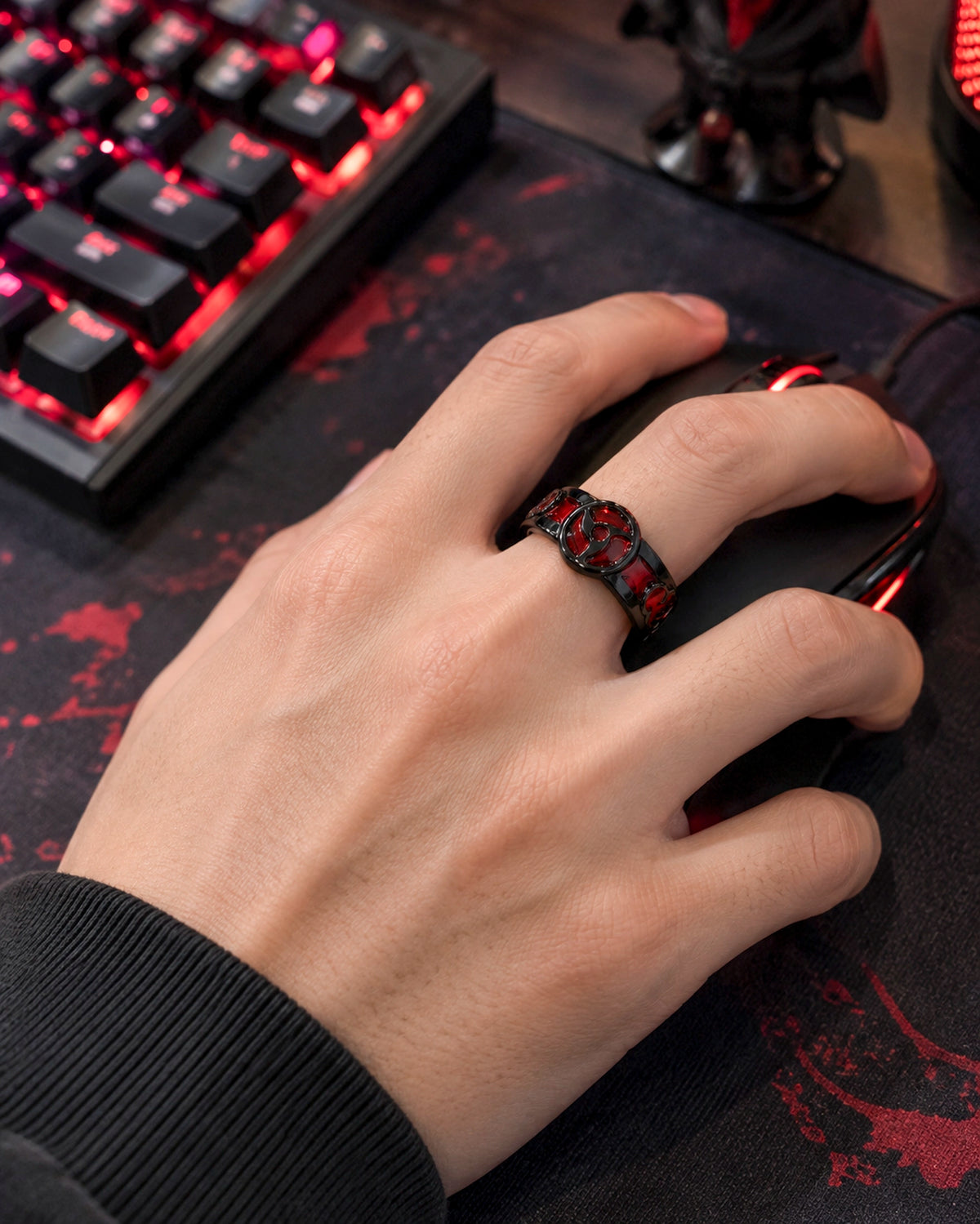 Anillo Itachi Sharingan Ajustable
