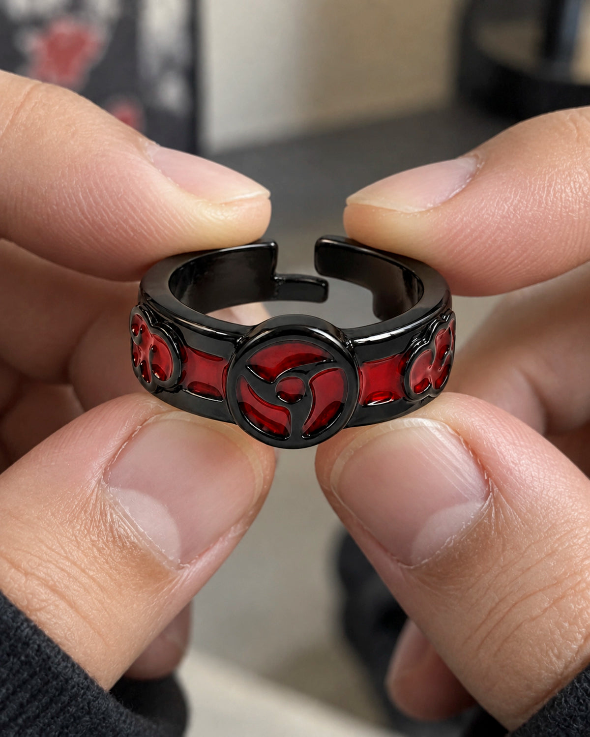 Anillo Itachi Sharingan Ajustable