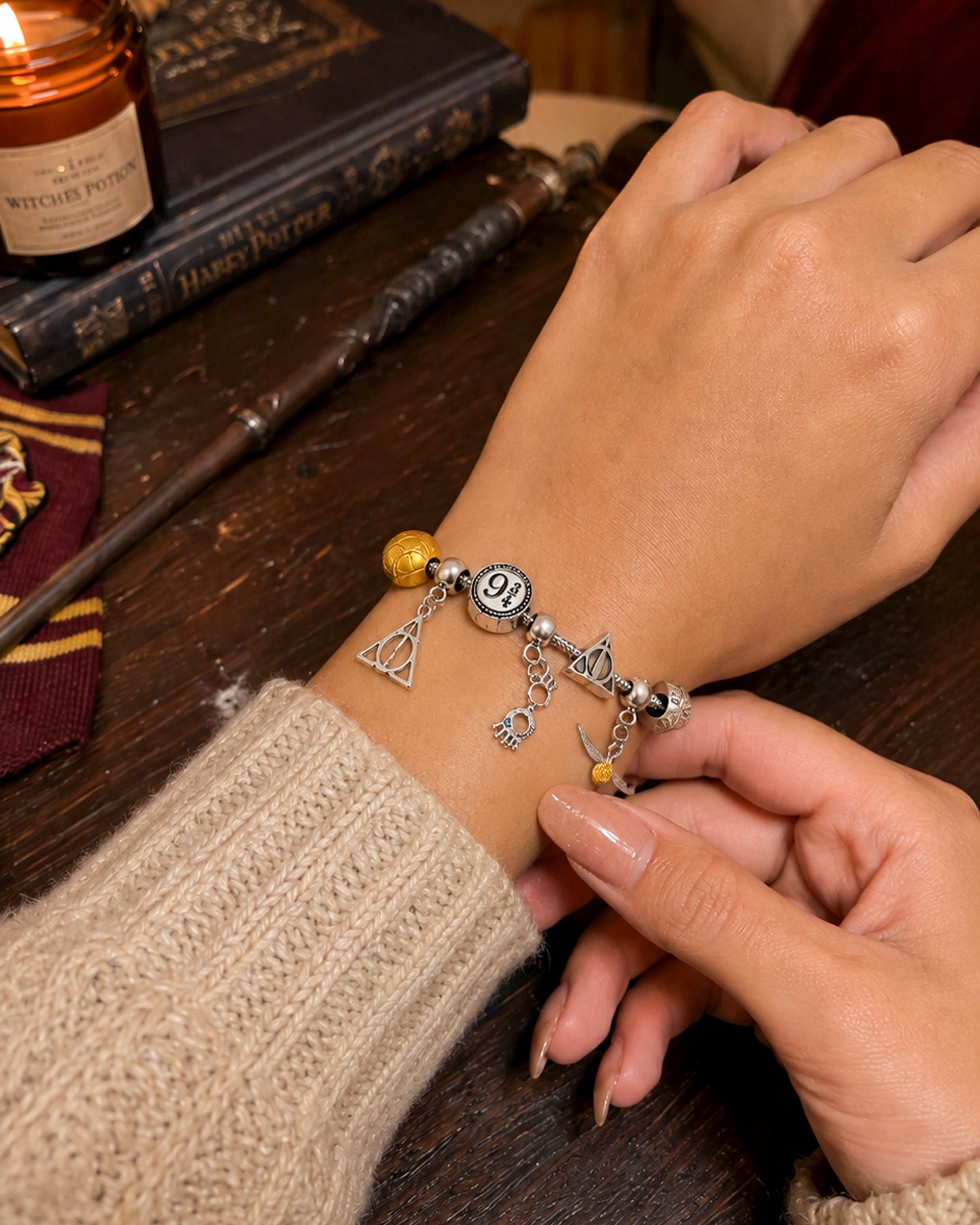 Pulsera Snitch y Reliquias – Harry Potter