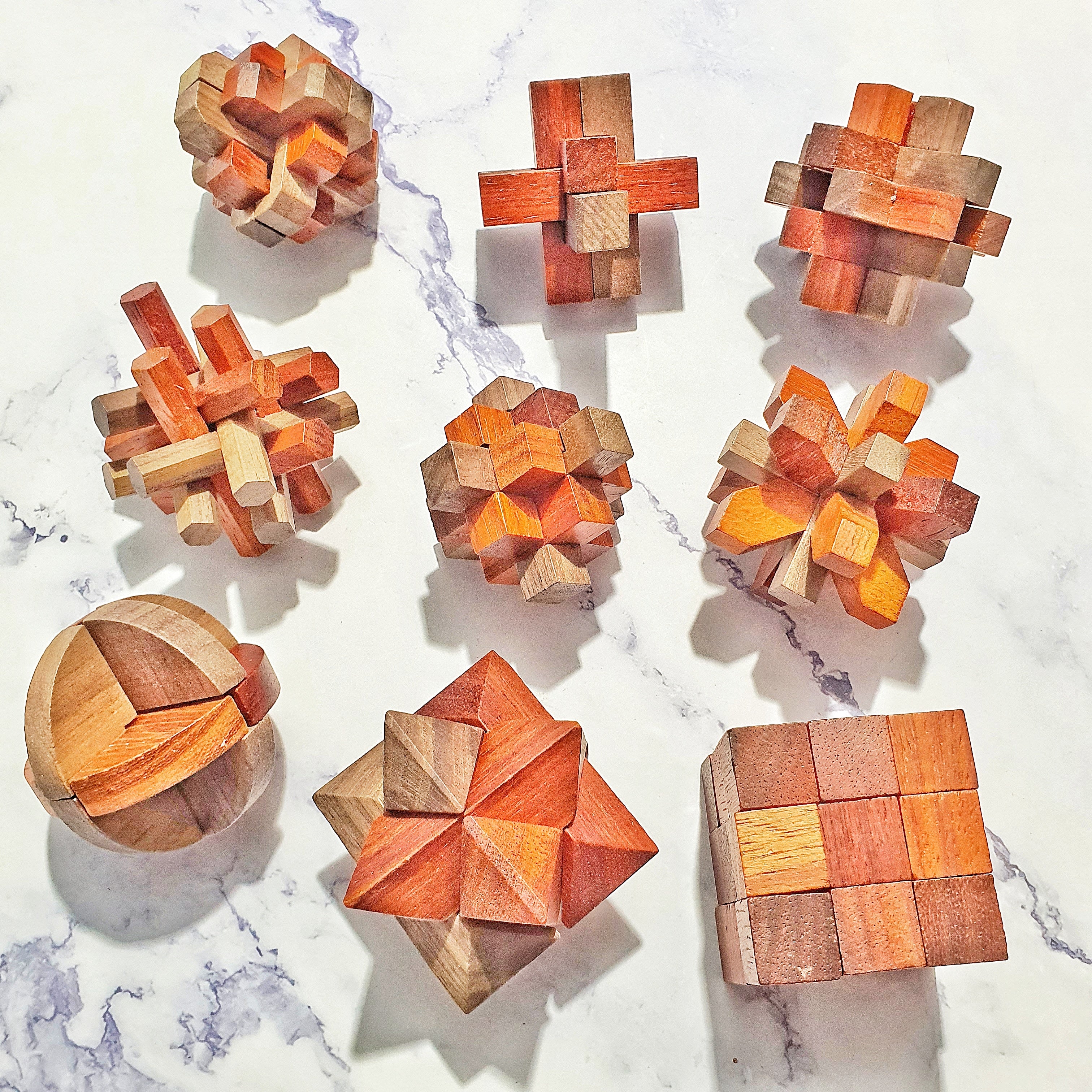 Combo Puzzles de Madera 3D