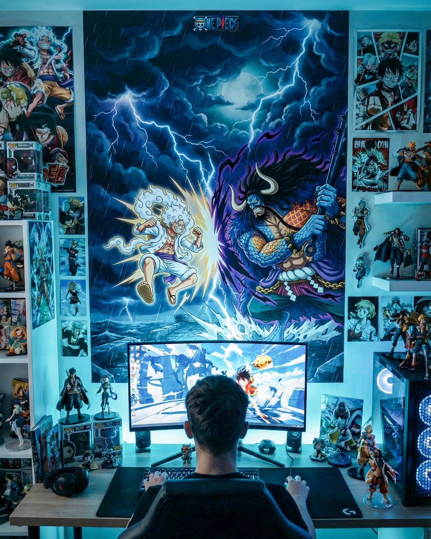Mural de Batalla – Sticker Decorativo de Pared