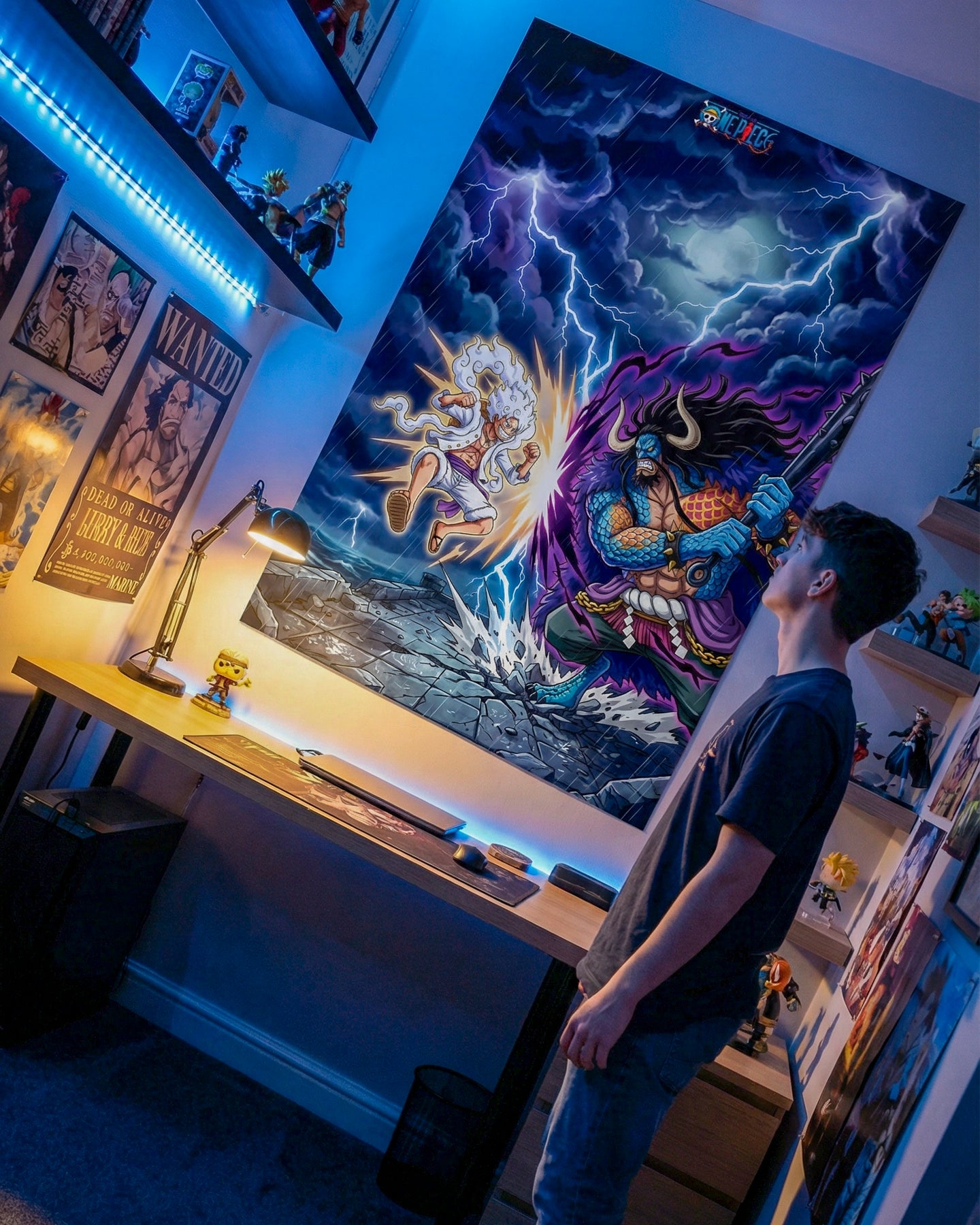 Mural de Batalla – Sticker Decorativo de Pared