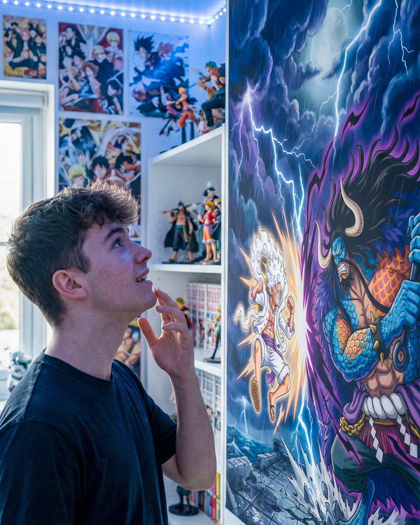 Mural de Batalla – Sticker Decorativo de Pared