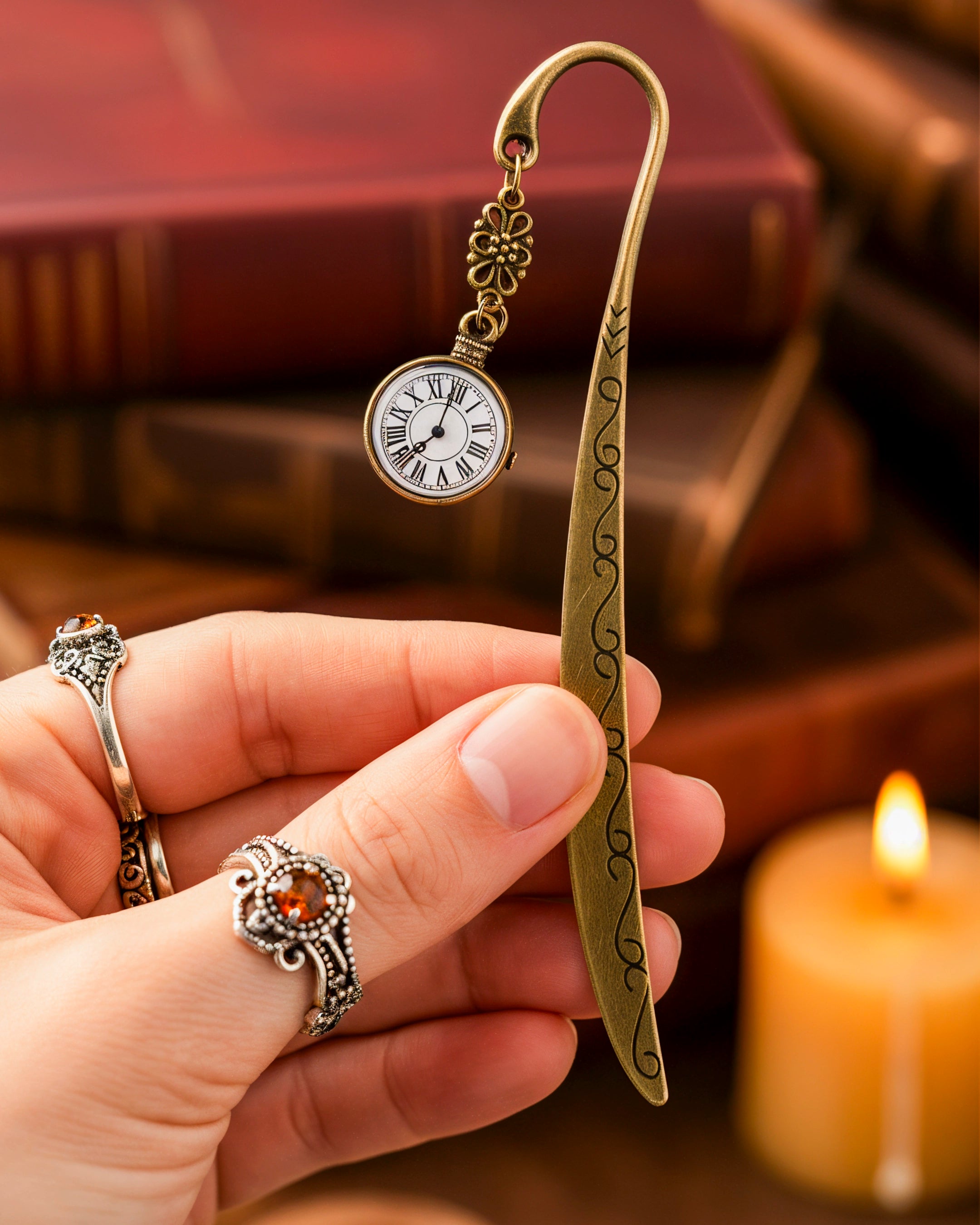 Separador de Libros Reloj de Hogwarts