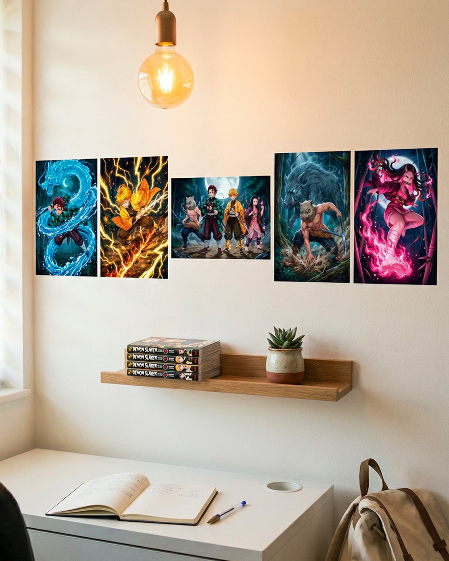 Set de 5 Paneles Anime – El Anime en tu Pared
