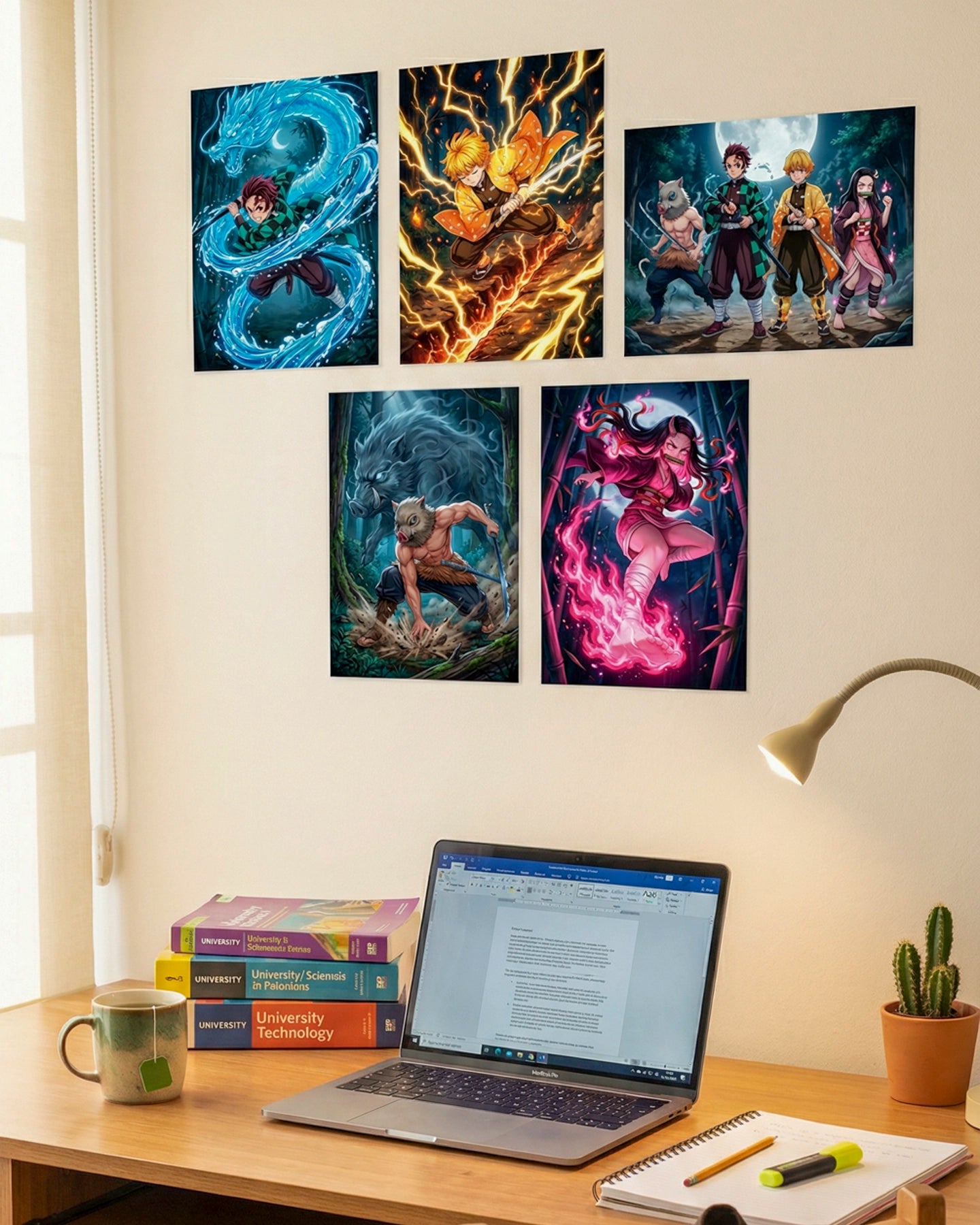 Set de 5 Paneles Anime – El Anime en tu Pared