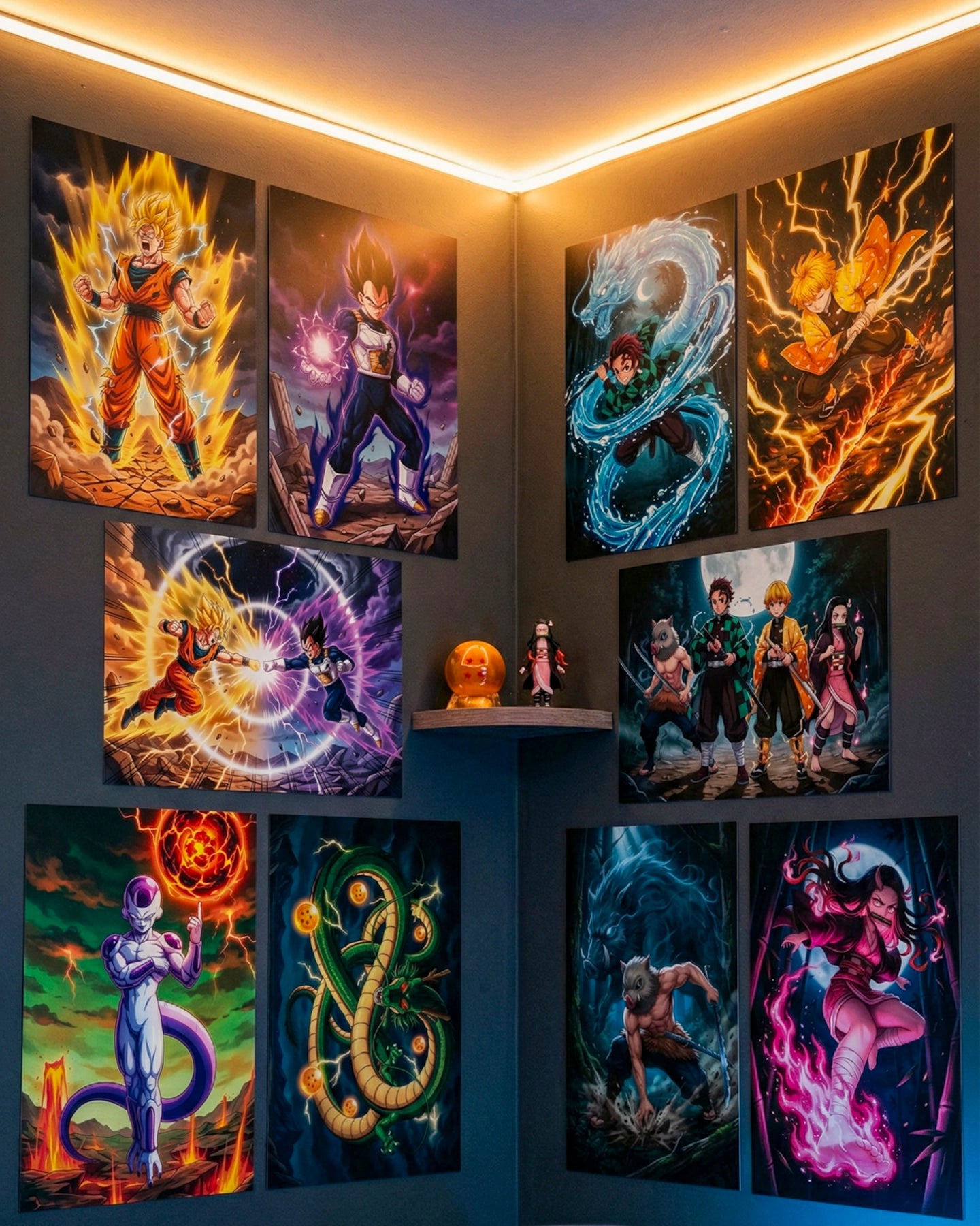 Set de 5 Paneles Anime – El Anime en tu Pared