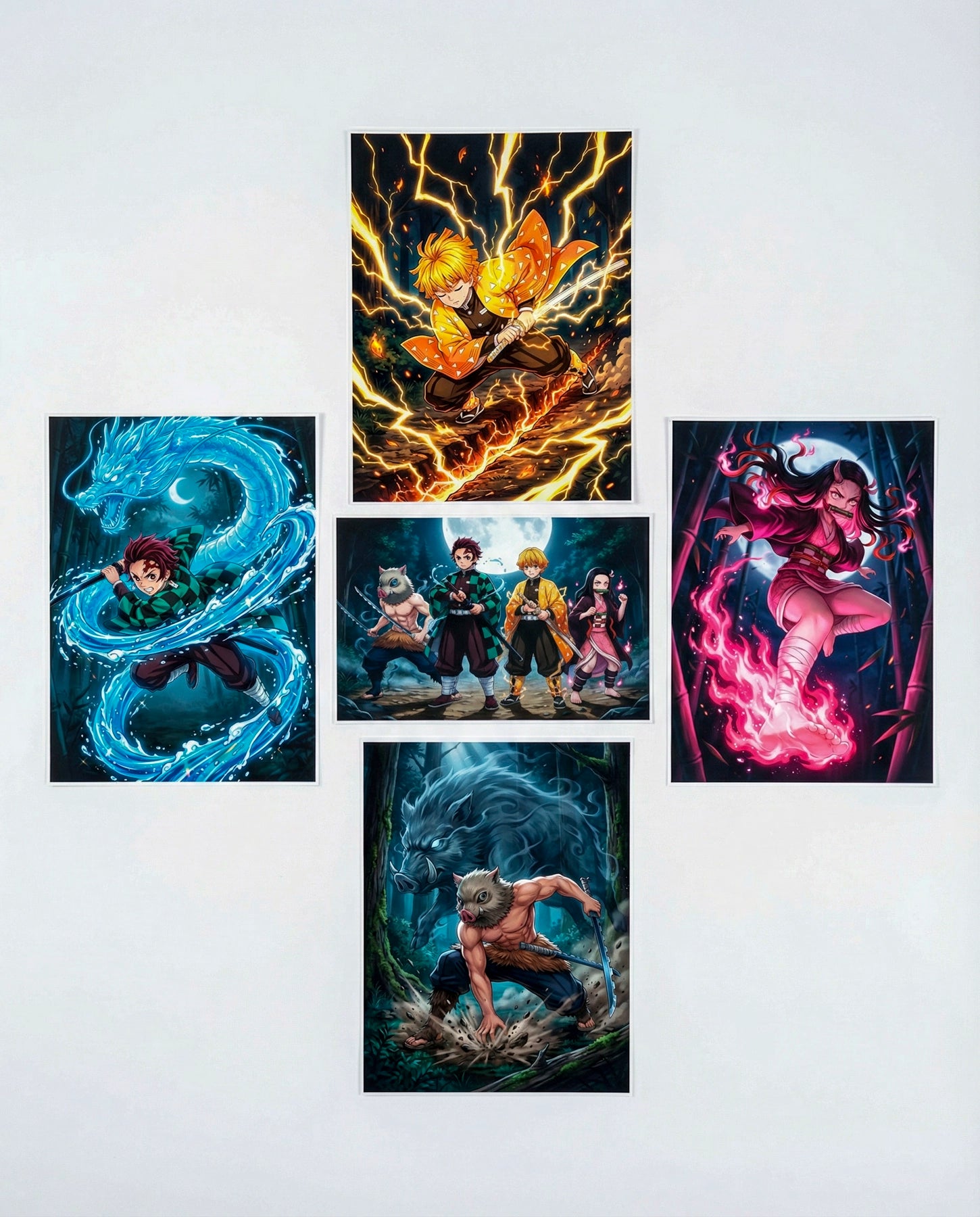 Set de 5 Paneles Anime – El Anime en tu Pared