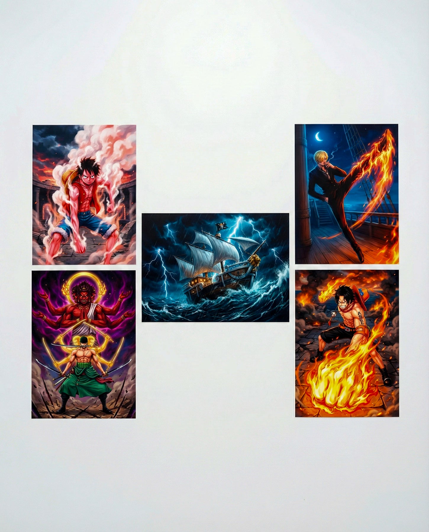 Set de 5 Paneles Anime – El Anime en tu Pared