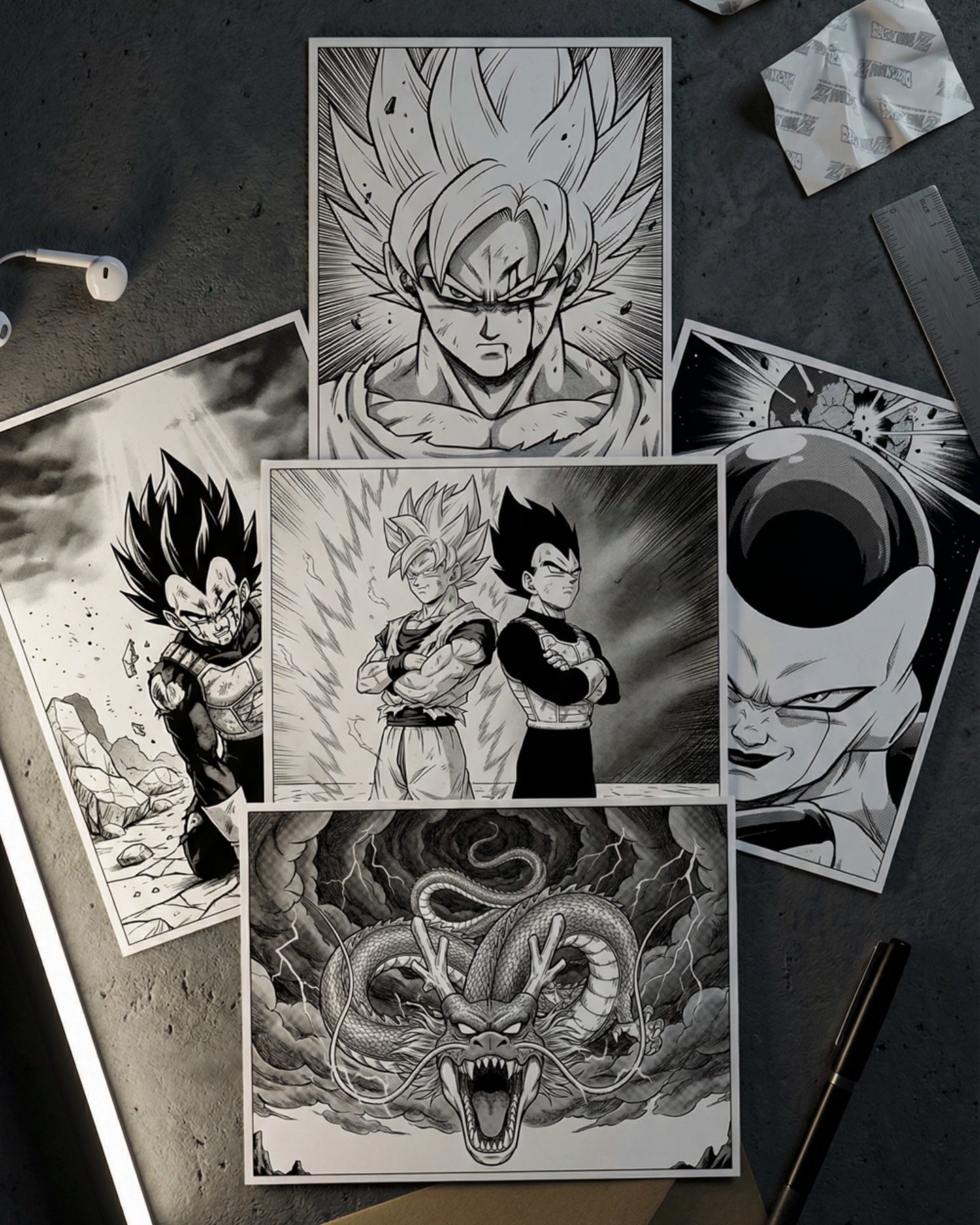 Set de 5 Paneles Manga – El Manga en tu Pared