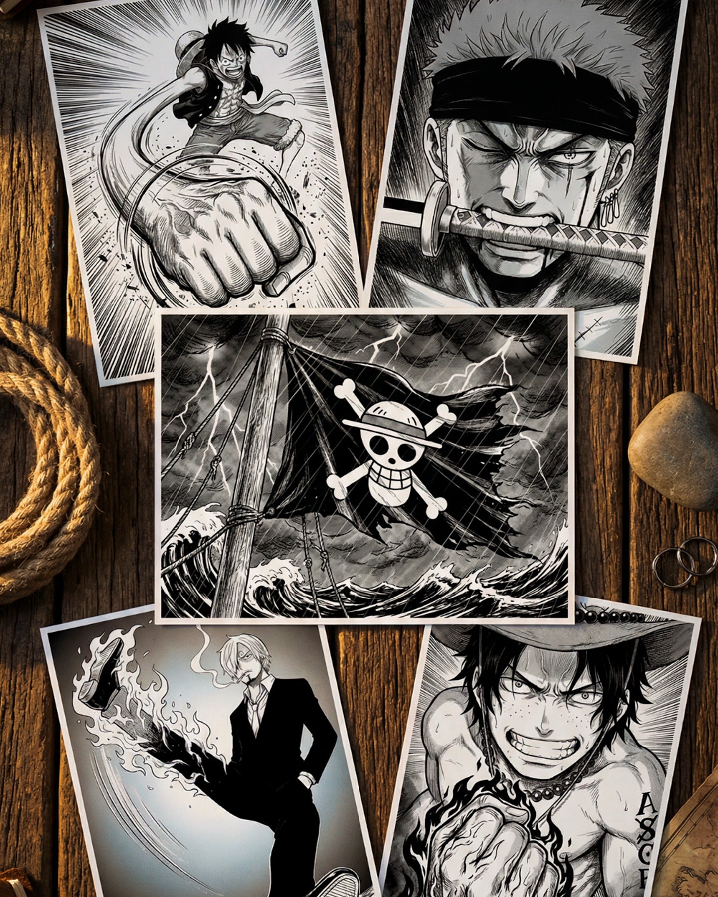 Set de 5 Paneles Manga – El Manga en tu Pared