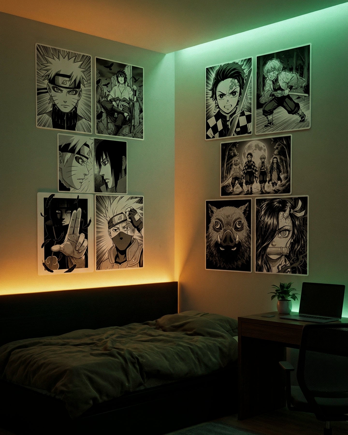 Set de 5 Paneles Manga – El Manga en tu Pared
