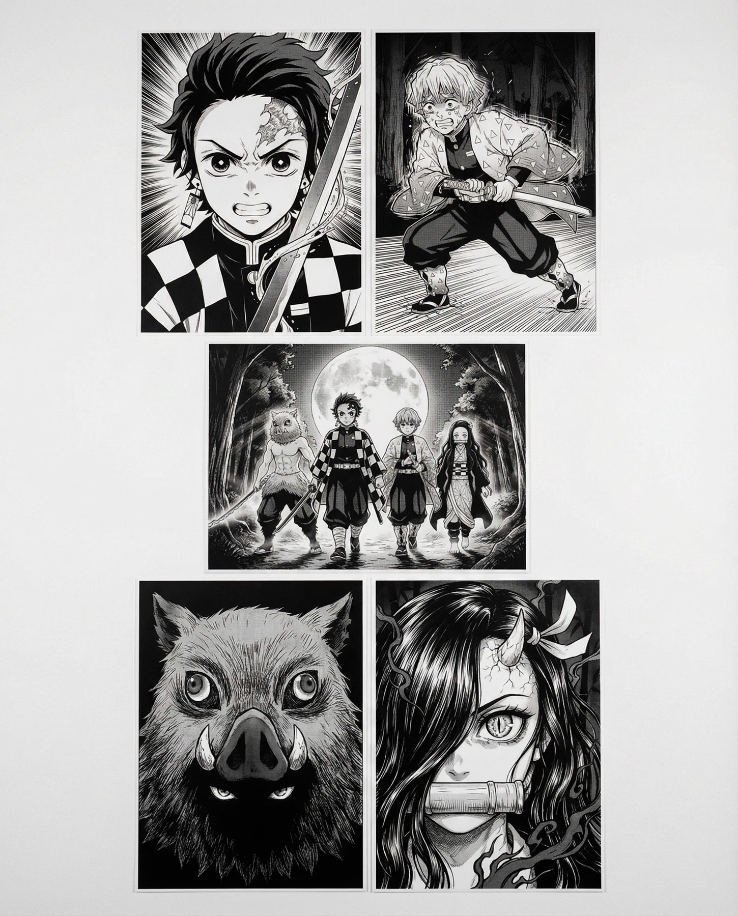 Set de 5 Paneles Manga – El Manga en tu Pared