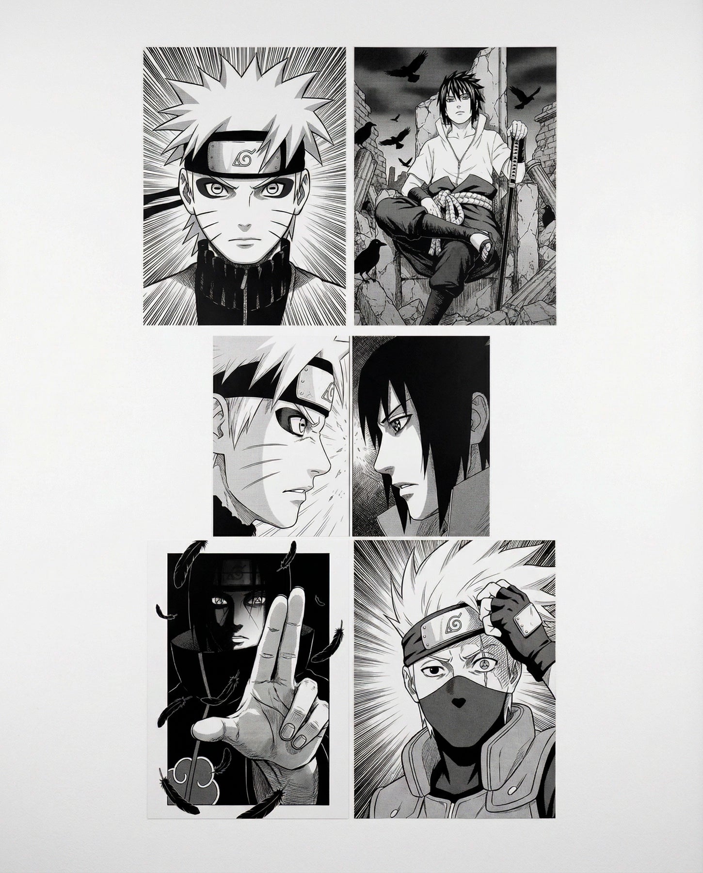 Set de 5 Paneles Manga – El Manga en tu Pared