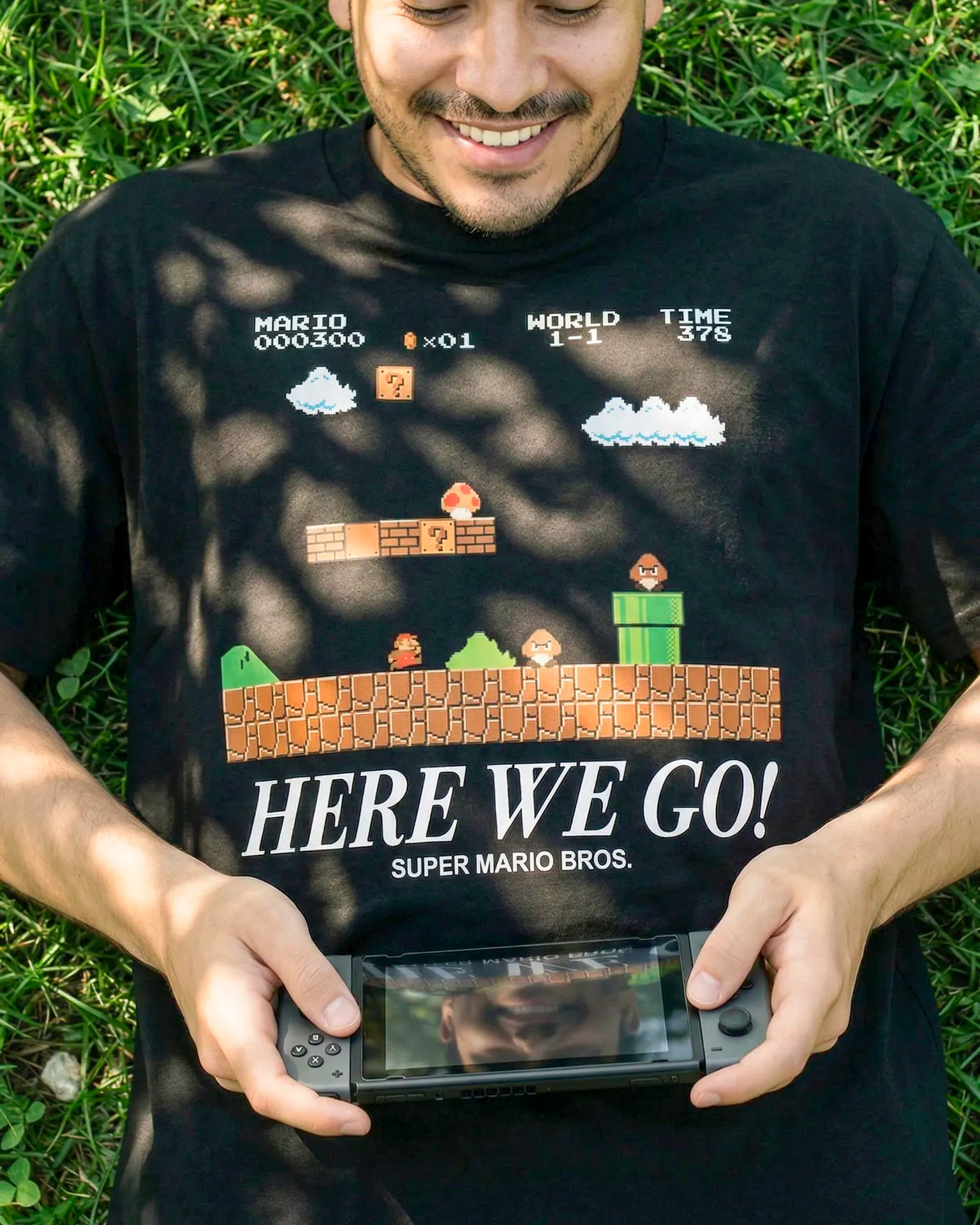 Playera Super Mario Bros – Here We Go!