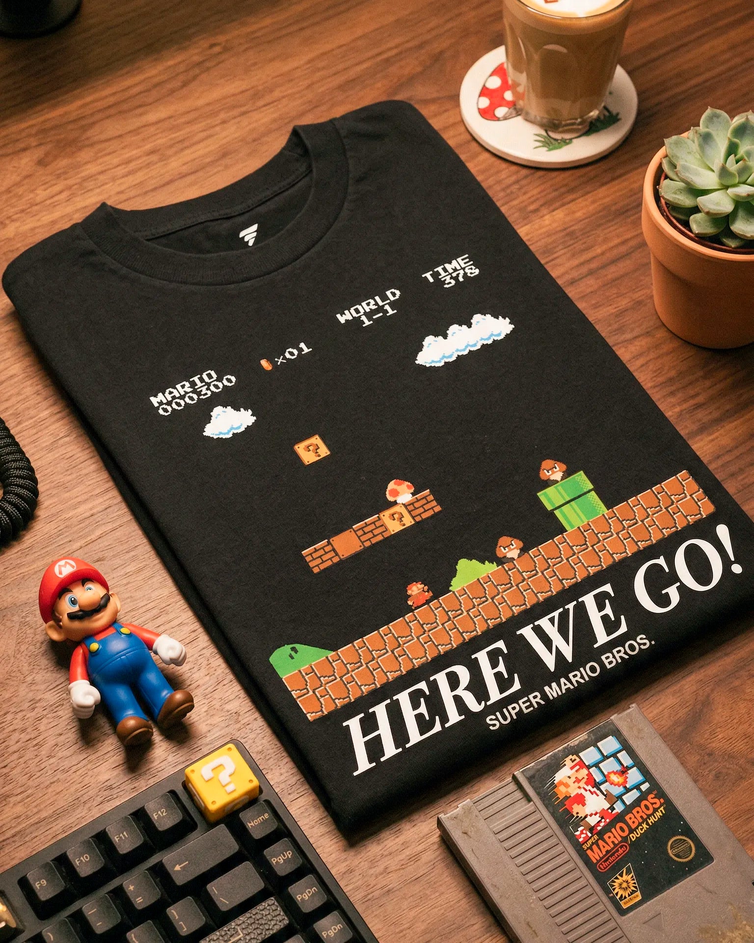 Playera Super Mario Bros – Here We Go!