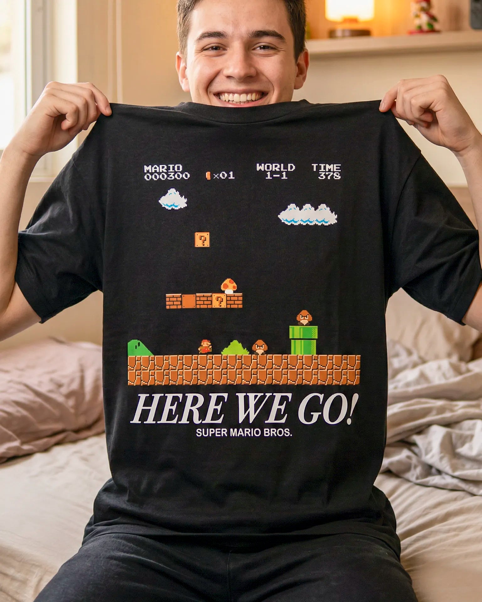 Playera Super Mario Bros – Here We Go!