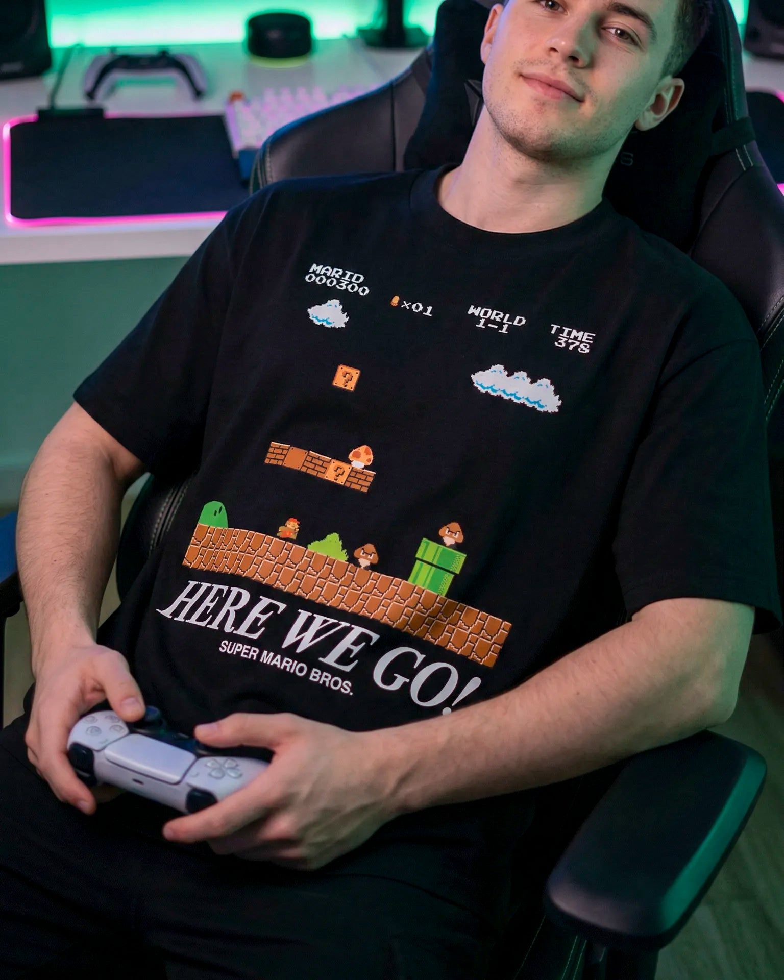 Playera Super Mario Bros – Here We Go!
