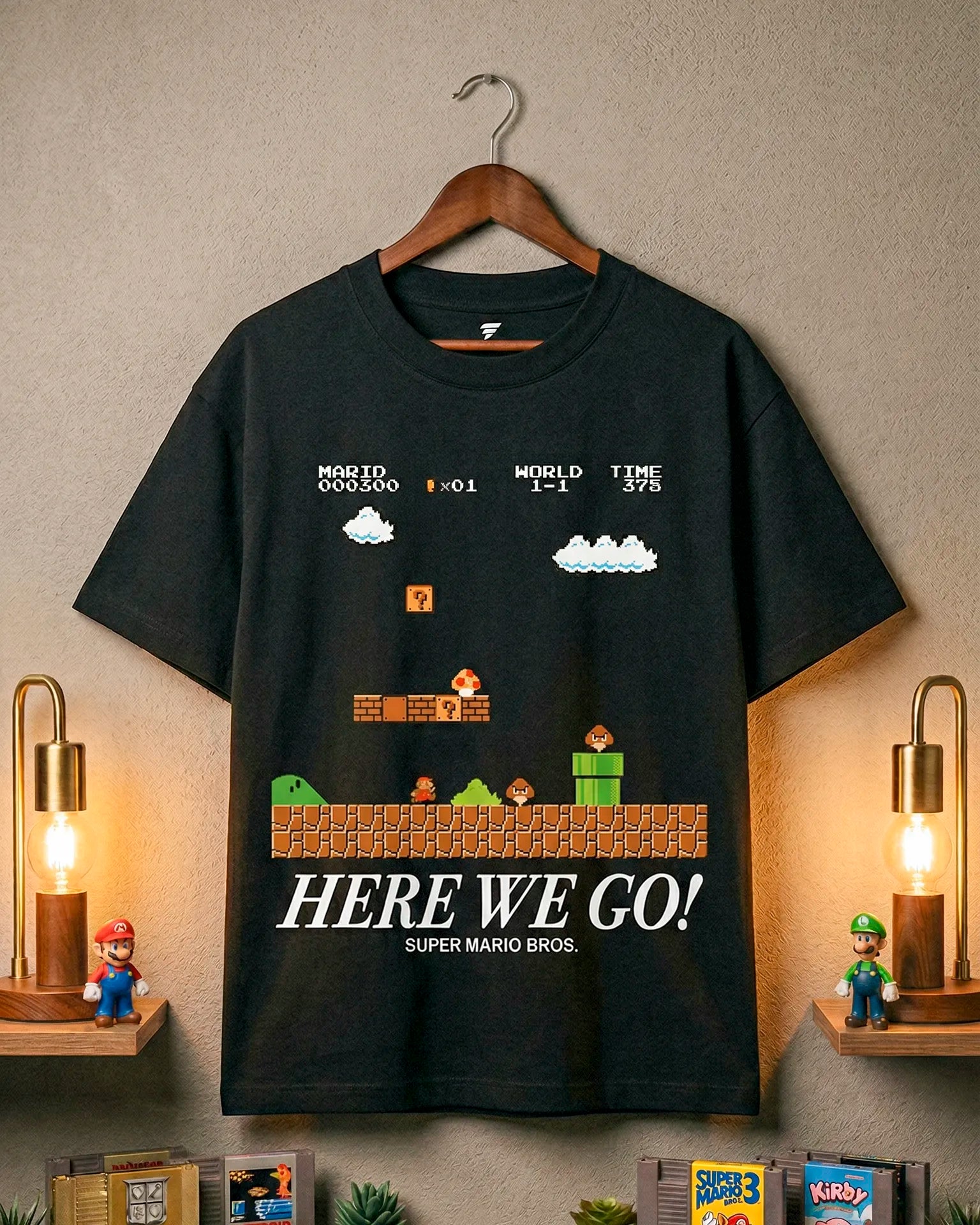 Playera Super Mario Bros – Here We Go!