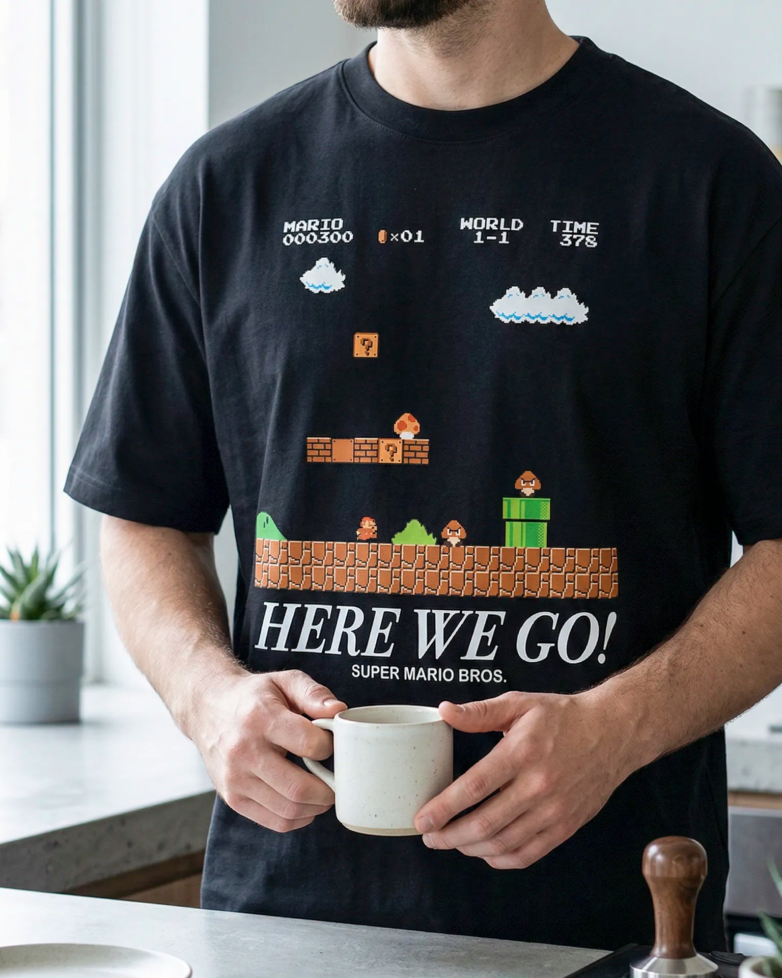 Playera Super Mario Bros – Here We Go!