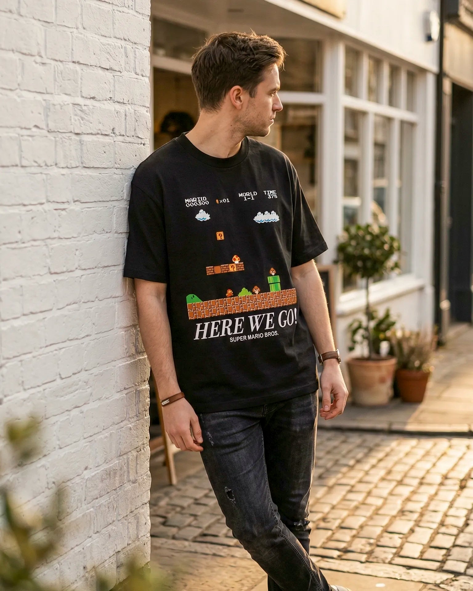 Playera Super Mario Bros – Here We Go!
