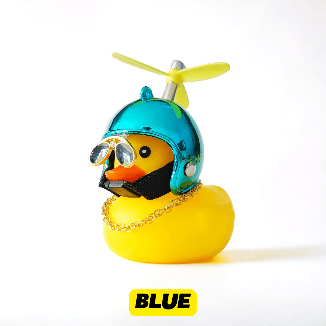 Patito con casco