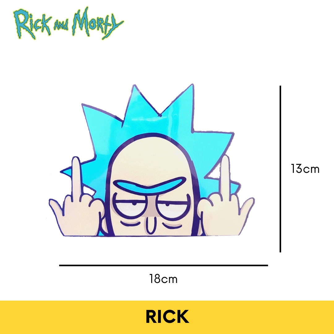 Sticker Multiuso de Rick & Morty