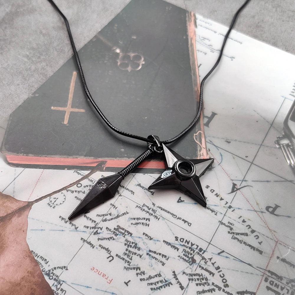 Collar Kunai y Shuriken de Naruto