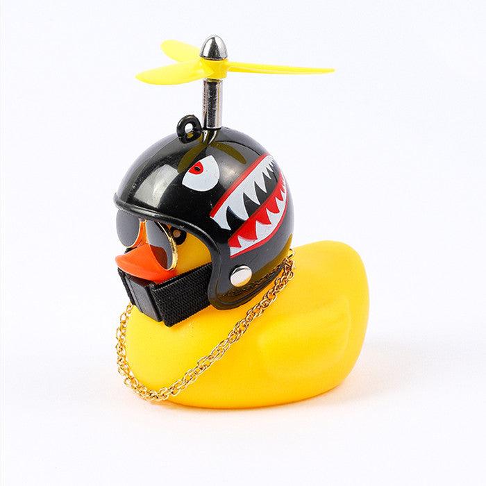 Patito con casco